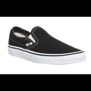 Black slip on vans